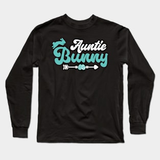 Auntie Bunny Matching Family Happy Easter Day Rabbit Egg Long Sleeve T-Shirt